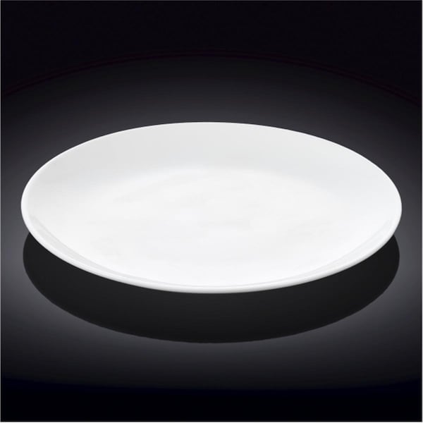 Wilmax 991251 12 in Round Platter White 18PK WL991251 / A - main